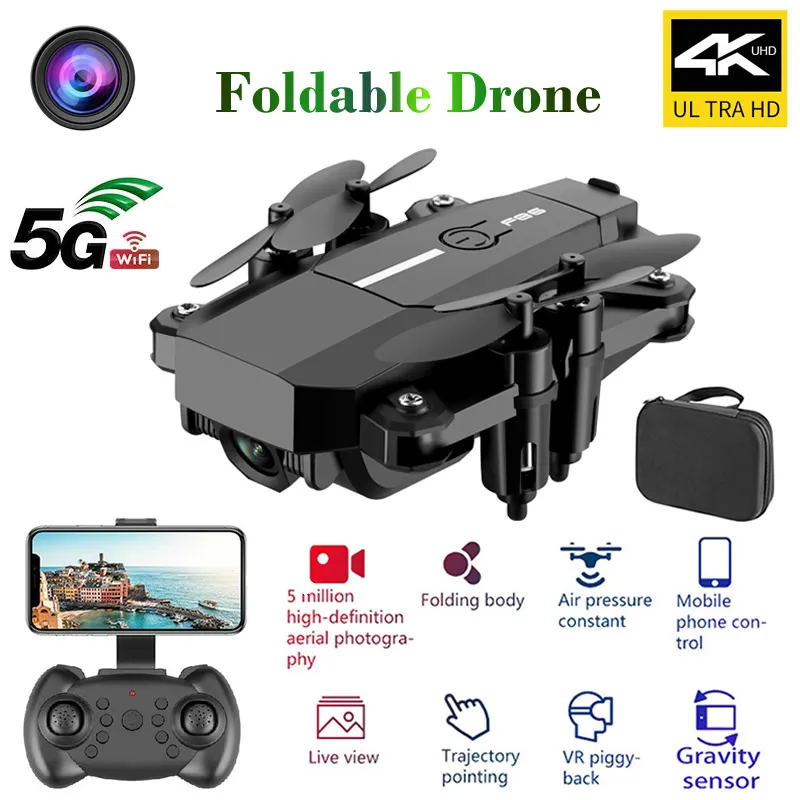 Permalink to RC Drone Quadrocopter UAV with Camera Remote Control 4K Professional Dron HD WIFI Quadcopter Helicopter One-Key Return Toy