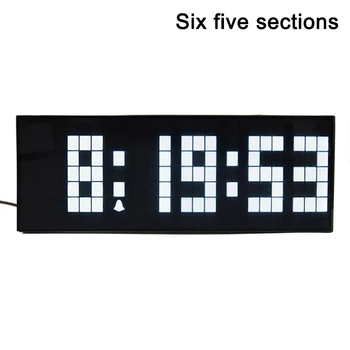 

Digital LED Wall Clock Multifunction Desktop Alarm Clock with Calendar Countdown @LS