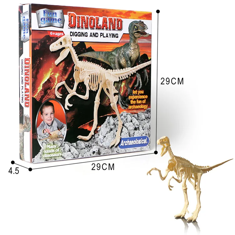 

Archeology Dig Gypsum Swift And Violent Dragon Toy Children'S Educational DIY Dinosaur Fossil Assembled Set Scientific And Educa