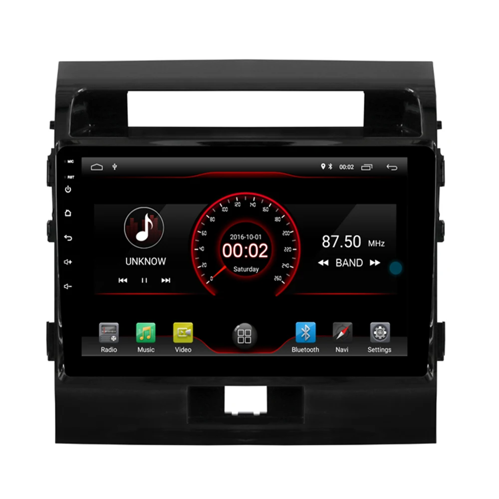 Автомагнитола 2 din 10 дюйма android DVD плеер для Toyota LANDCRUISER 200 2008 12 стерео BT USB камера
