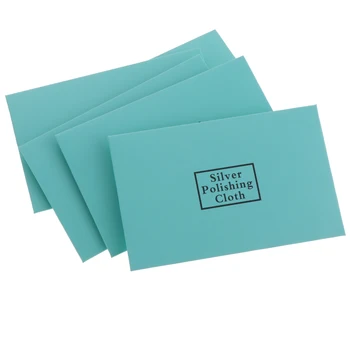 

10 Pieces Soft Silver Polishing Cleaner Cleaning Cloth Anti-Tarnish Tool