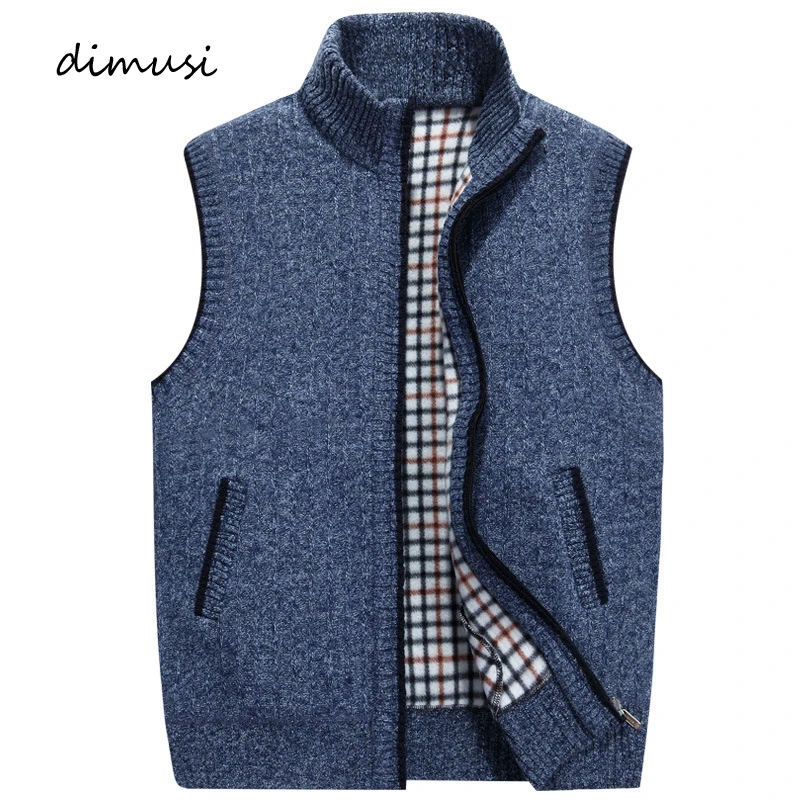 Herfst Winter Mannen Vesten Casual Mannelijke Gebreide Vest Vest Vesten Heren Winddicht Mouwloze Jassen Kleding|Vesten en - AliExpress