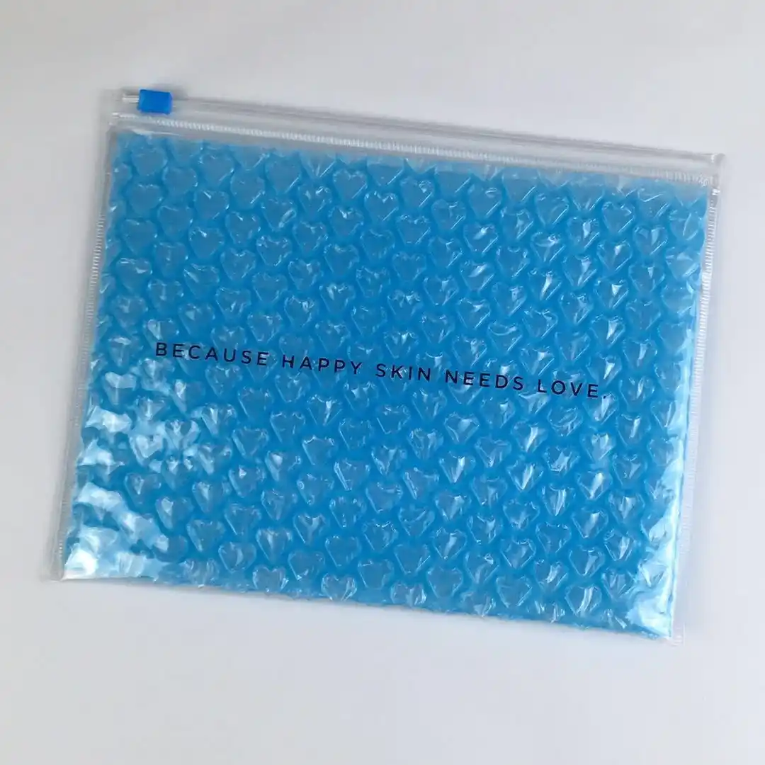 bubble ziplock pouch