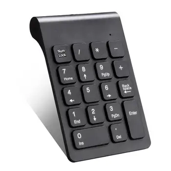 

Mini 2.4G Wireless Digital Keyboard 18 Keys USB Number Numeric Keypad Pad For Notebook Laptop Mac Desktop