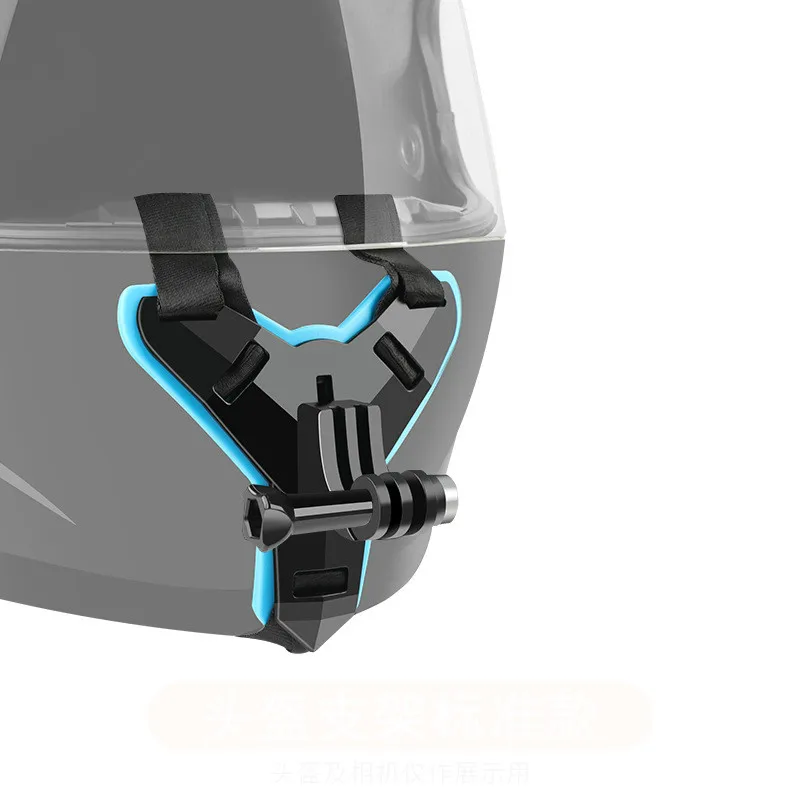 Синий цвет Полное лицо шлем подбородок держатель для GoPro Hero 8 6 5 SJCAM мотоциклетный шлем подбородок Стенд камеры аксессуары для Go Pro Hero 8 - Цвет: Синий цвет