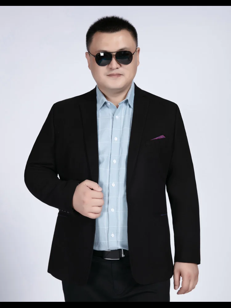 Новое поступление фирменная одежда, пиджак мужской костюм пиджак мужской блейзер Формальные свободные мужские повседневные блейзеры размера плюс 6XL 7XL 8XL