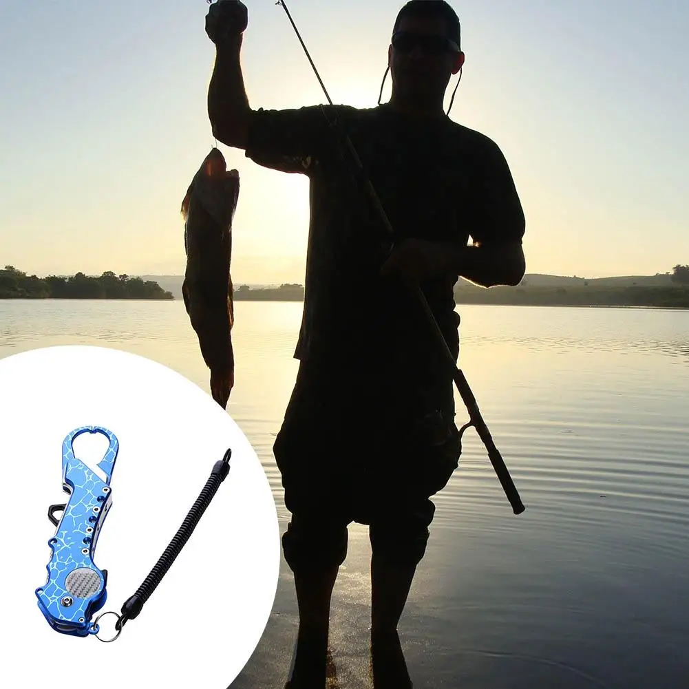 

New Portable Folding Aviation Aluminium Fishing Lip Grips Fish Control Fishing Tackle Tools Pesca Accessories High Quality