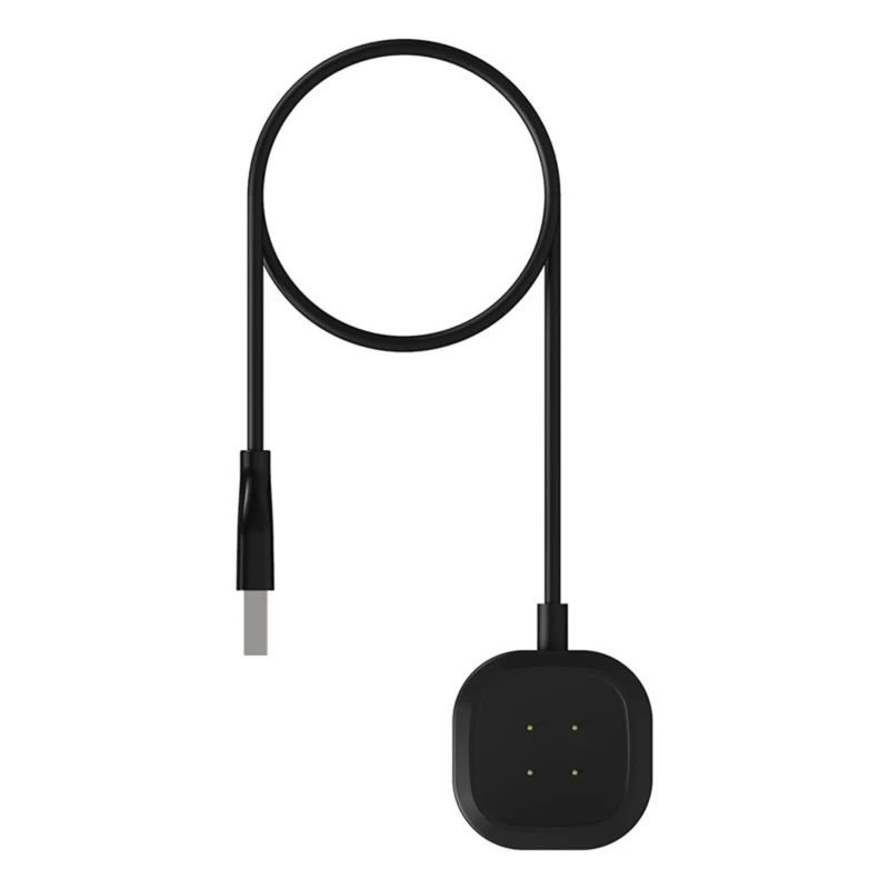 

Charging Base USB Charger Cable Dock Stand for fitbit- Versa 3/Sense Smart Watch Q84A