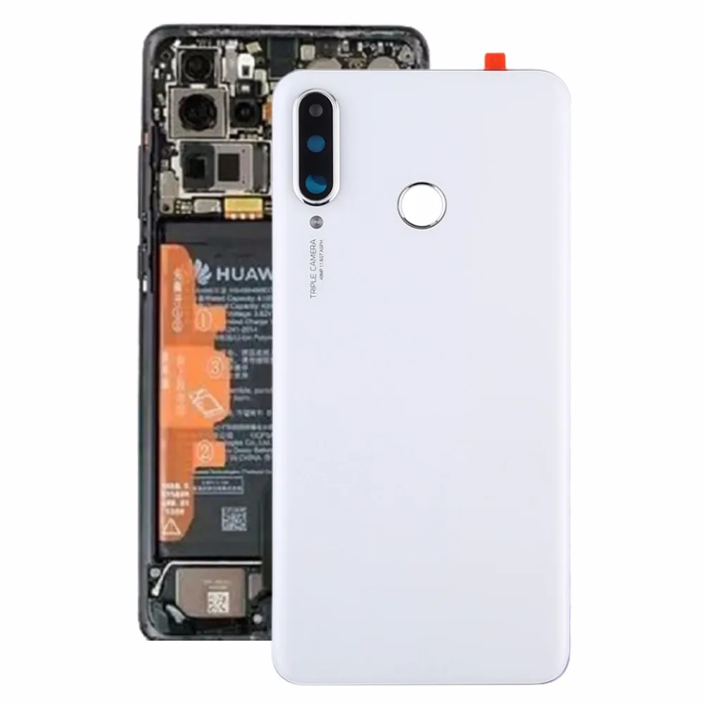 Оригинальная задняя крышка батарейного отсека с объективом камеры для huawei P30 Lite(48MP