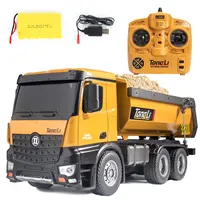 Mexico STOCKS  Tongli Huina 1573/1582 Radio Control Big Dump Truck Toys Construction RC Truck 1