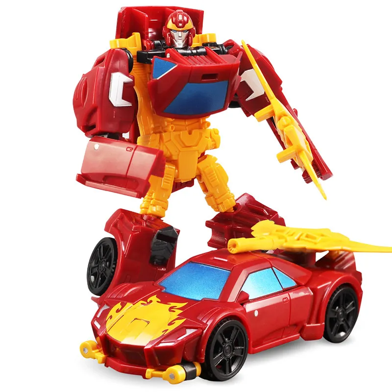 B 12CM 12 см Трансформеры коммандер фигурки Megatron Bumblebee Optimus Prime Трансформация Робот автомобиль игрушки мальчик дети подарок на день рождения - Цвет: B 12CM