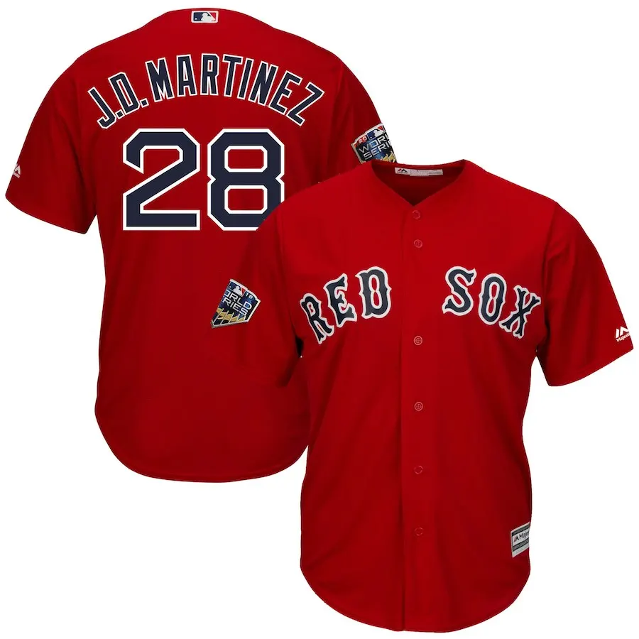 Мужчины Xander Bogaerts Boston David Ortiz Mookie Betts Andrew Benintendi Chris Sale David Price Джерси Bradley Jr World 01 - Цвет: For men