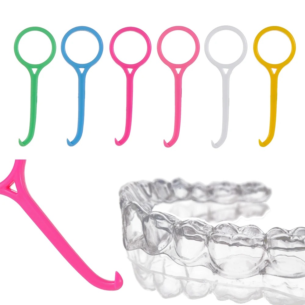 6pcs Invisalign Orthodontic Braces Remover Tool Clear Aligners For
