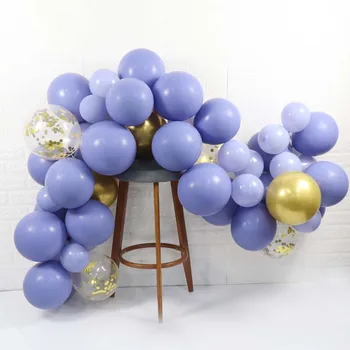 

Macaron Blue Balloon Garland Arch Wreath Set Theme Wedding Birthday Party Decoration Supplies Balloon Chain Combination Package