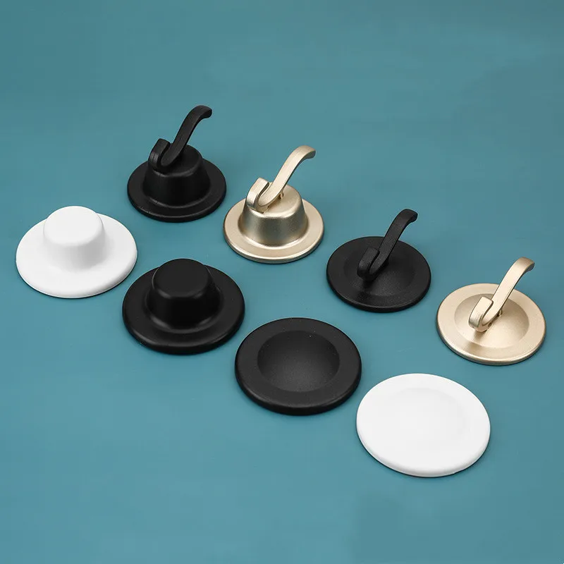 Abs Tampa do Furo de Parede Auto Adesivo Decoração com Ganchos Exterior Reservado Furos Broca Plugues para Banheiro Cozinha Acessórios Peças