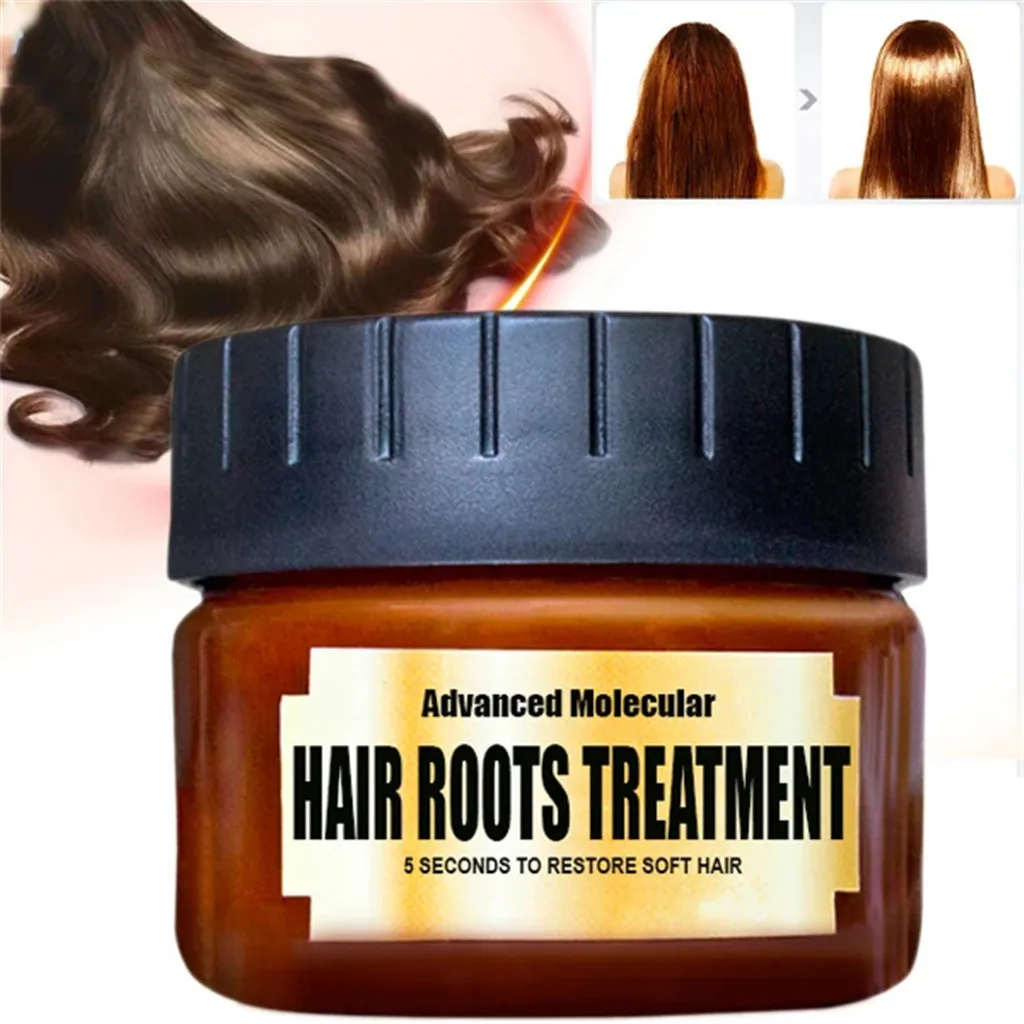 

Hair Detoxifying Magical Treatment Mask Repairs Damage Restore Soft Hair 60ml Advanced Molecular Hair Roots Treatment Recover