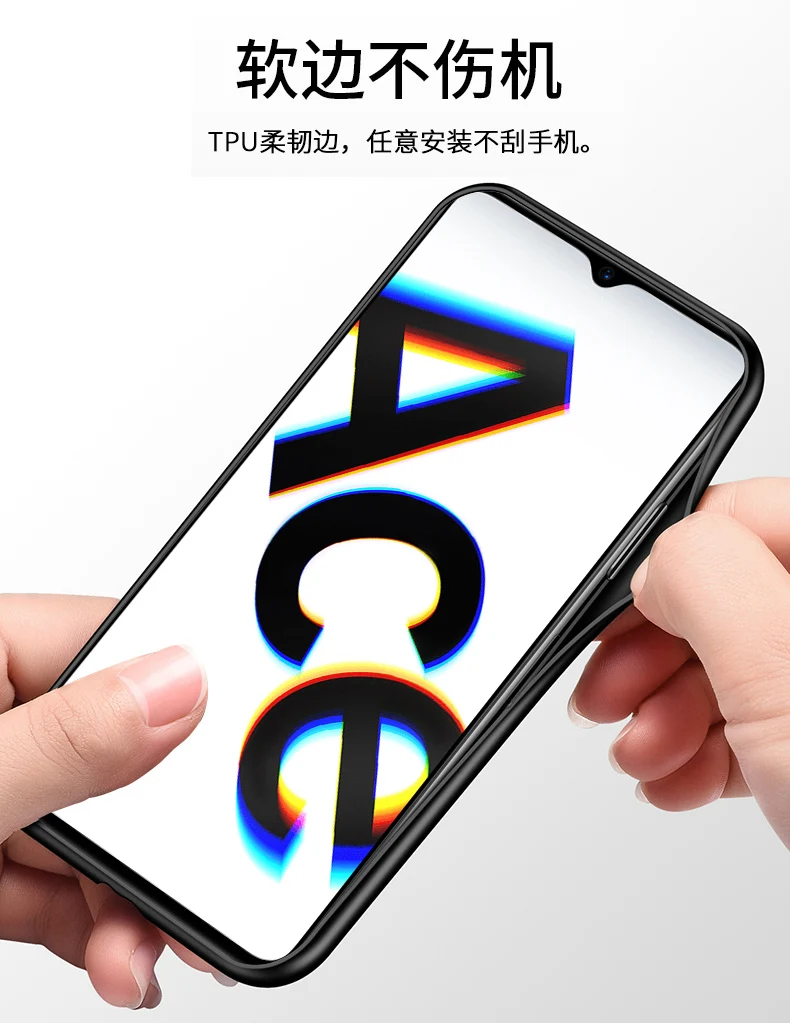 Для OPPO Realme X2 Pro чехол Роскошный Жесткий закаленное стекло с подставкой Кольцо Магнит защитный чехол на заднюю панель для OPPO Reno Ace