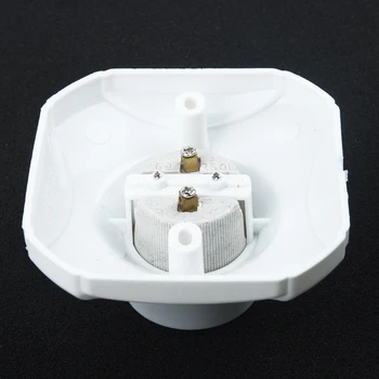 

Heat Light Bulb Lamp Socket Holder Porcelain Straights Glazed Ceramic Hotting