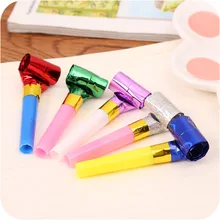 Детские игрушки на день рождения вечерние рога добавить в веселый свисток Blowouts креативный детский подарок на день рождения