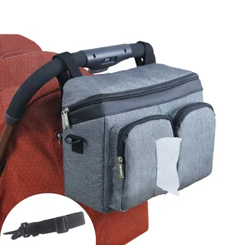 

Baby Diaper Bag Stroller Organizer Universal Stroller Travel Backpack With Shoulder Strap Large Storage Stroller Accessories
