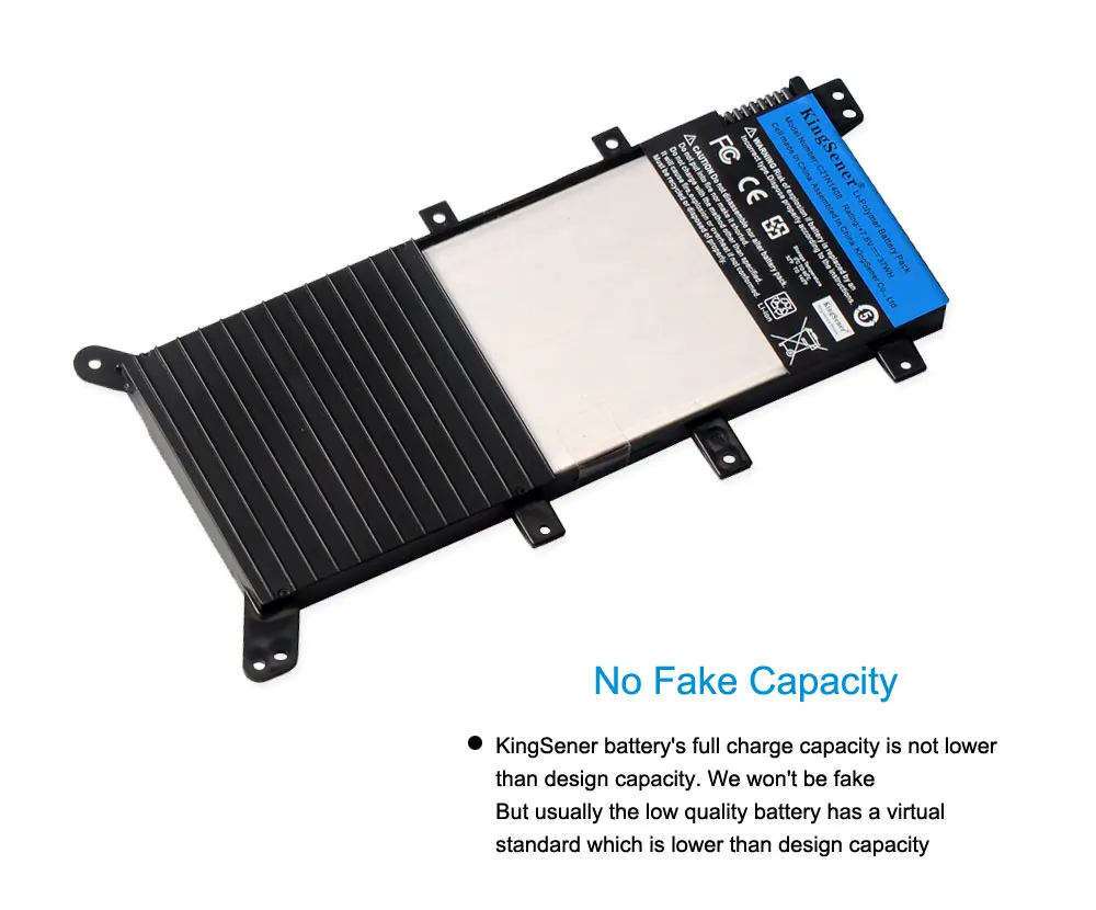 Новинка KingSener C21N1408 Аккумулятор для ноутбука ASUS VivoBook 4000 MX555 V555L V555LB V555U Series 7 6 V 37WH