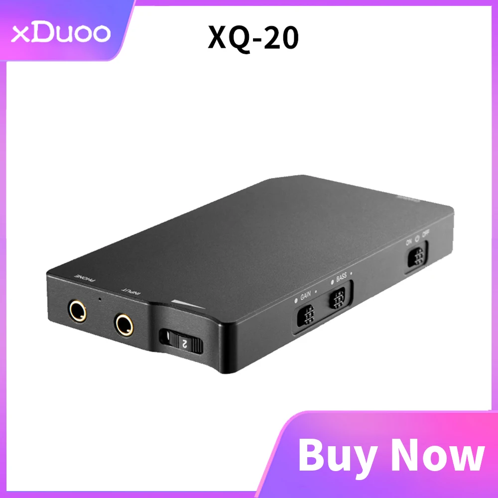 Xduoo XQ 20 усилитель для наушников dac регулировки громкости аудио портативный