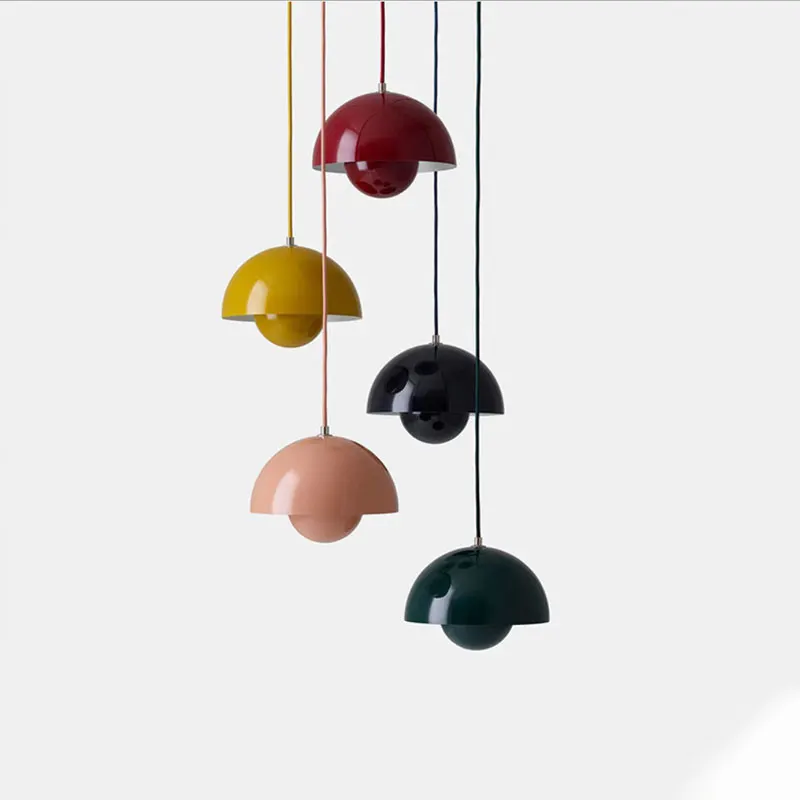 Best selling Nordic creative bedroom lamp bedside study dining room chandelier color modern simple flower-shaped | Освещение