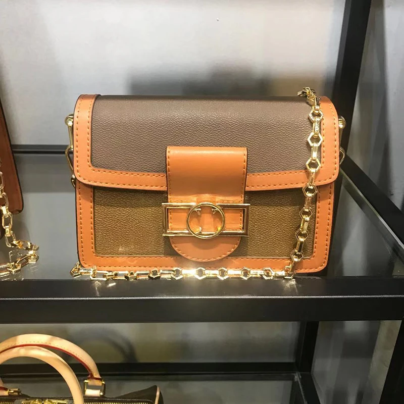 

20 new designer brand luxury accessories leather Daphne chain bag postman bag One Shoulder Messenger Bag