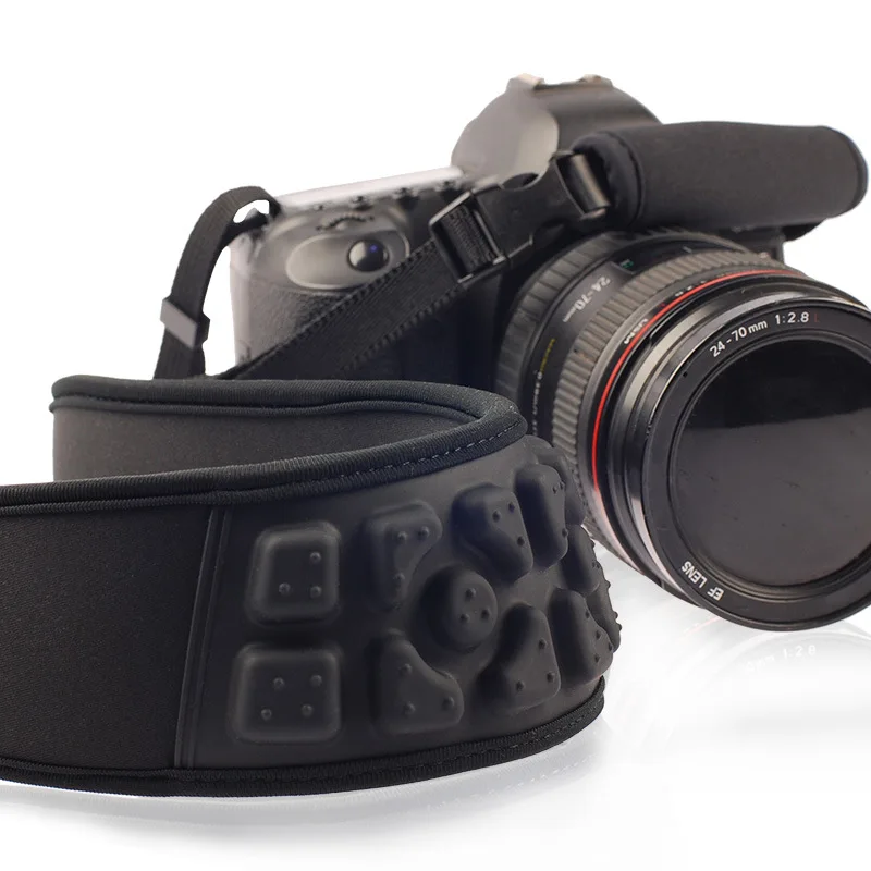 

Comfortable Quick Shooter Camera Shoulder Strap Black Soft Decompression Camera Neck Strap Quick Release DSLR Camera Accessories