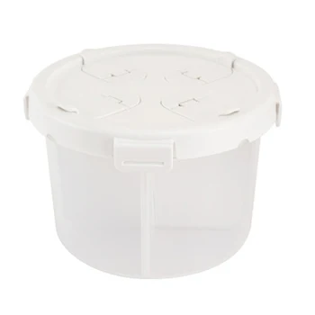 

Small Kitchen Classification Four Compartment Sealed Storage Tank Refrigerator Food Moisture-Proof Storage Box