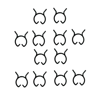 

100pcs Fastening Garden Tools Flowers Ear Hook Durable Vegetable Fixing Greenhouse Vine Support Clamp Tomato Fixture Plant Clips