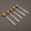 100pcs/lot Lab 12x75mm Flat bottom Glass Test Tube With Cork Stoppers for School Laboratory experiment ► Photo 2/6