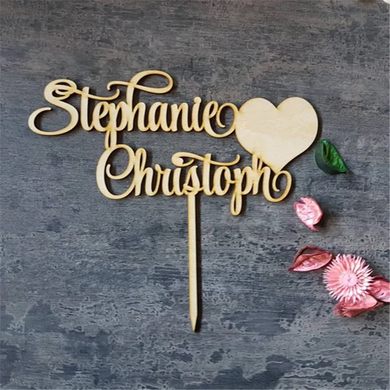 Personalized-Wedding-Cake-Topper-Custom-Couple-Names-Date-Cake-Topper-Rustic-Wedding-Decor-Wooden-Cake-Topper