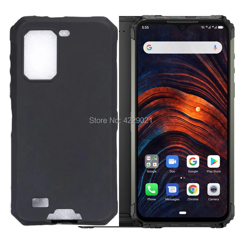 Ультратонкий черный матовый мягкий чехол из ТПУ для Ulefone Armor 7 ударопрочный
