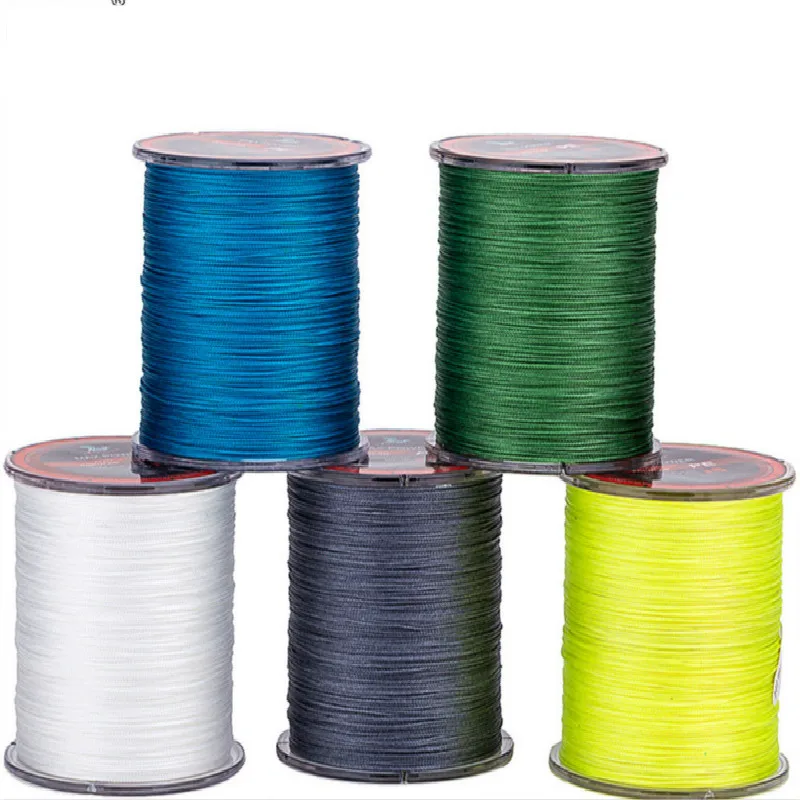 

500m Fishing Line 8 Strand Fishing Line Strong Pull Multifilament PE Fishing Line 8-120 LB Braided Wire 3-50kg Drag Power Peche