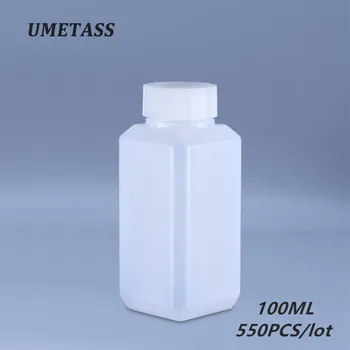 

UMETASS Wholesale 100ML Translucent plastic bottle cosmetic Lotion Cream packaging bottles HDPE container 550PCS/carton