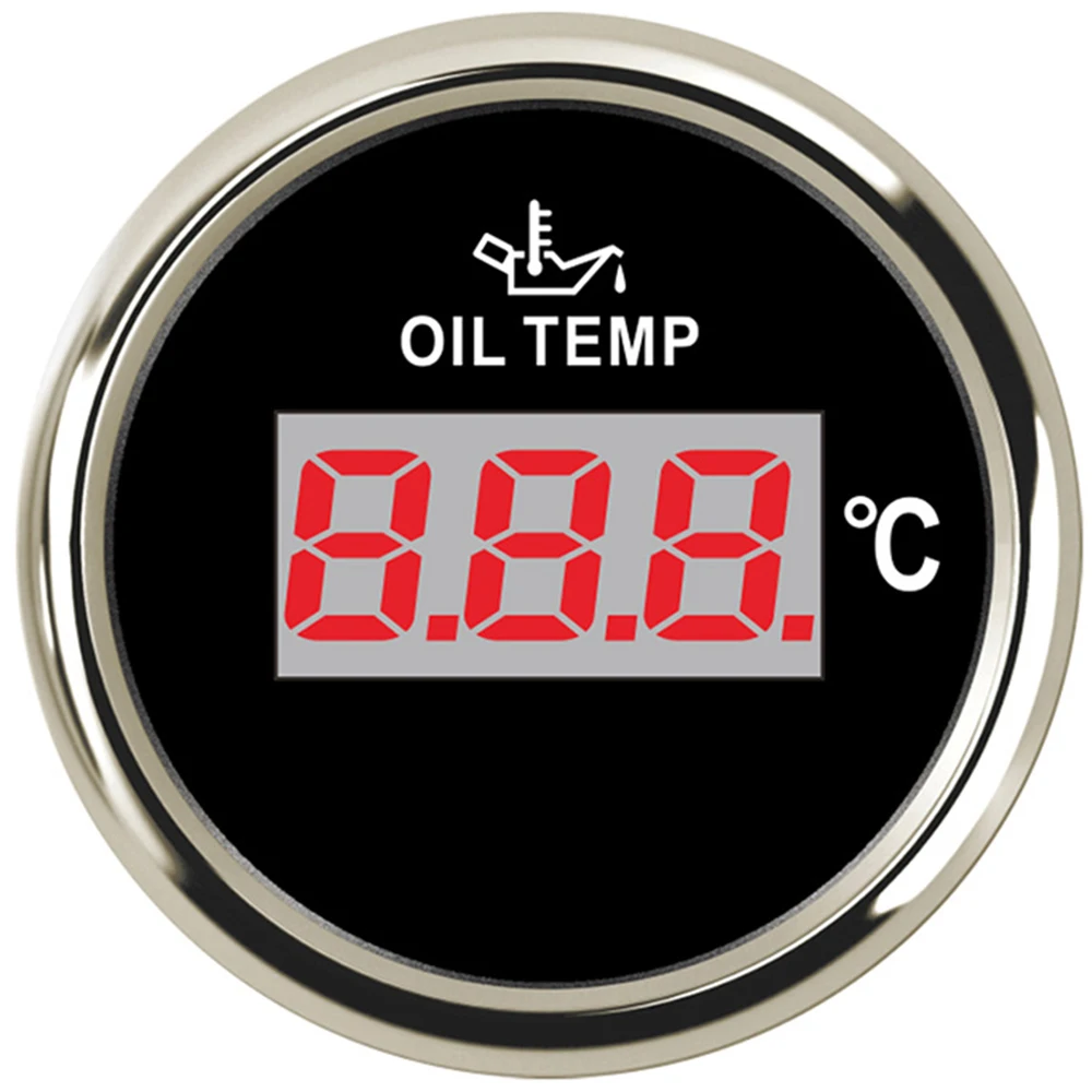 52 мм Датчик температуры масла мотоцикла 12 В 24 в красный указатель 50-150 градусов для автомобиля лодки авто двигатель грузовик Цельсия