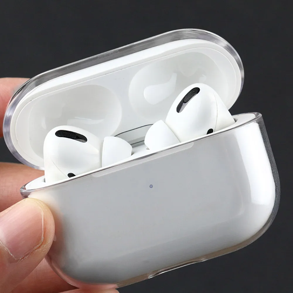 Чехол IER прозрачный беспроводной чехол для зарядки наушников Apple AirPods 3 Pro Жесткий