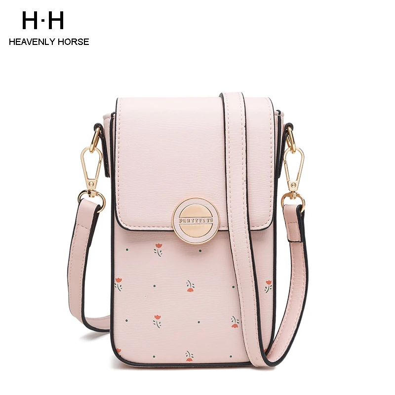 

Fashion 6.1inch Cellphone Bag Ladies Multi-function Small Floral Women Mobile Wallet Messenger Shoulder Daily Use Card Holde Bag
