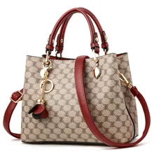 Новинка! Роскошная женская кожаная сумка с кисточками. Большая женская сумка через плечо с принтом. Новая женская сумка