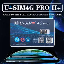Cartão sim para desbloqueio U-SIM4G pro ii, nano-sim compatível com ios 12 iphone xs max