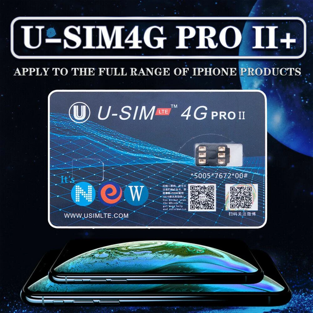 U Sim4g Pro Ii Unlock Sim Card Nano Sim Compatible For Ios 12 Iphone Xs Max Mobile Phone Sim Cards Aliexpress