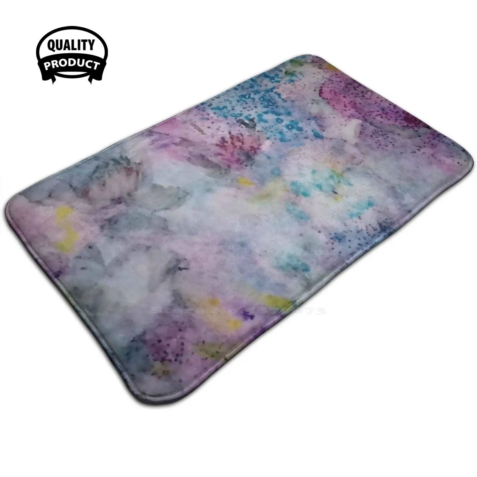 Iris Dreams 3 Taglie Home Rug Room Carpet Floral Blues Pinks Purple Ellen Kempers