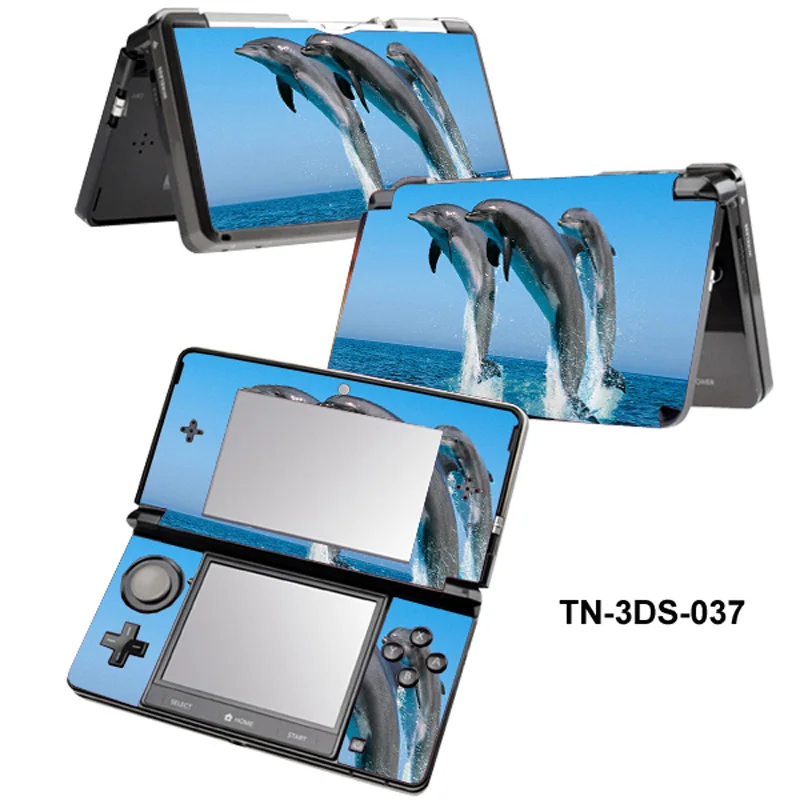 Cartoon design for 3DS Console Gamepad Protector Cover  For 3DS Sticker for nintend o 3ds pvc skin sticker 