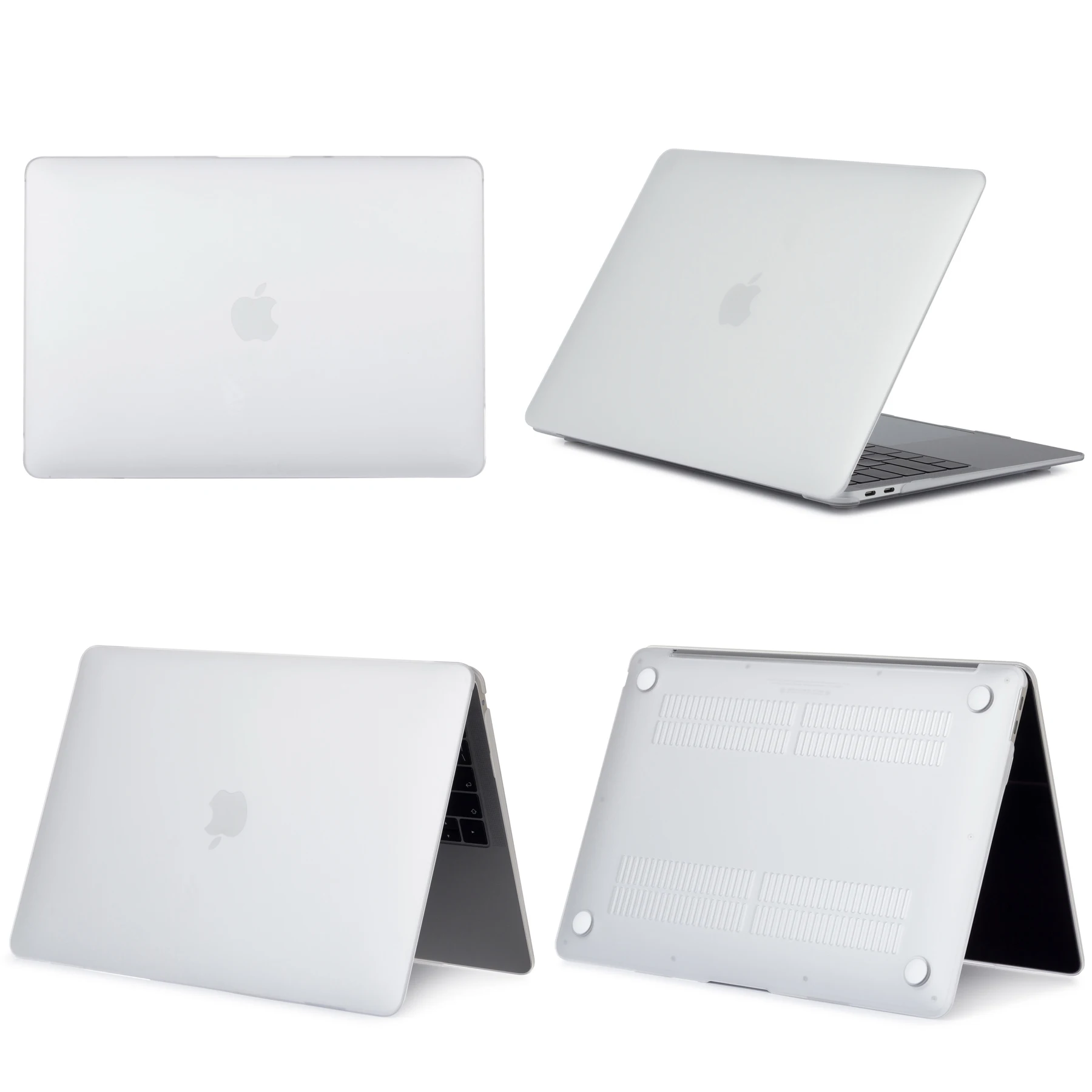 Печать твердая оболочка клавиатуры Обложка кожи для Apple Macbook pro 13 15 Air 11 13 дюймов touch bar retina 12 13 дюймов чехол для ноутбука - Цвет: matte trasparent