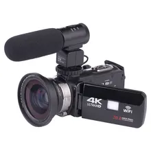 Cewaal HD 4K 1080P записывающая видео камера ручной DV профессиональная Ночная камера COMS сенсор Широкоугольный объектив камера