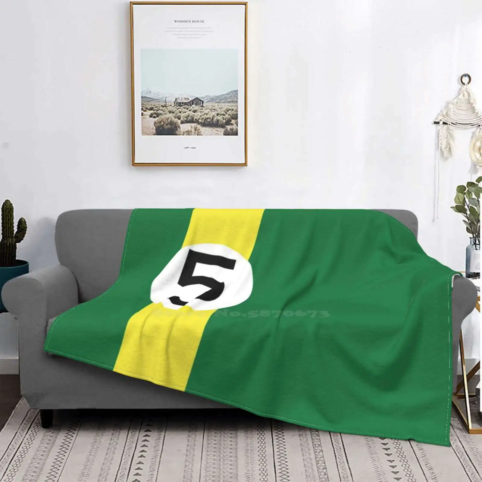 1967 Formula 1 Colori Da Corsa Ultimi Super Soft Warm Light Thin Coperta Motor Racing Racing Green Jim Clark Lotus 49 Hill Speed