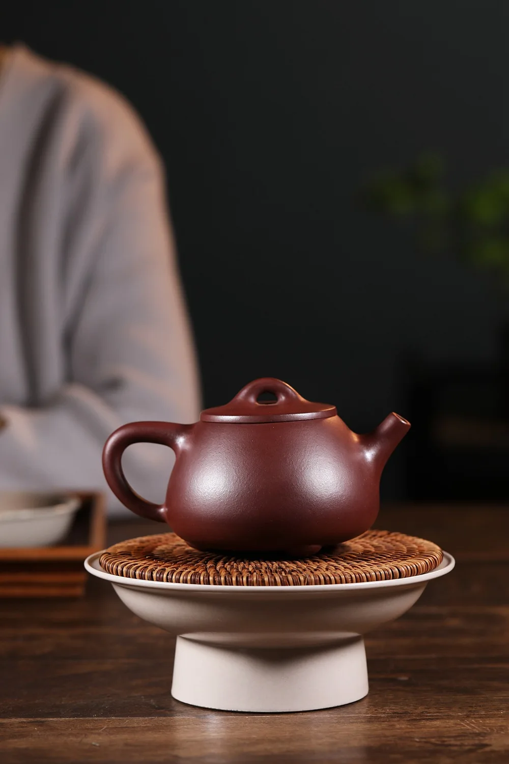 Yixing мастера полностью ручная работа Yixing Глиняный Чайник НЕОБРАБОТАННАЯ руда старая фиолетовая глина каменный Совок 240cc коллекционного сертификата внутренняя Wa