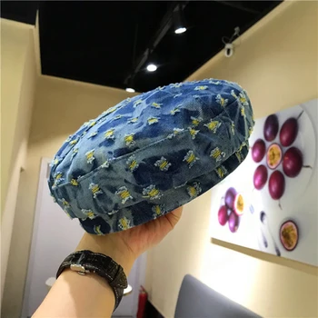 

Retro beret female summer hole personality fisherman hat female outdoor sun hat