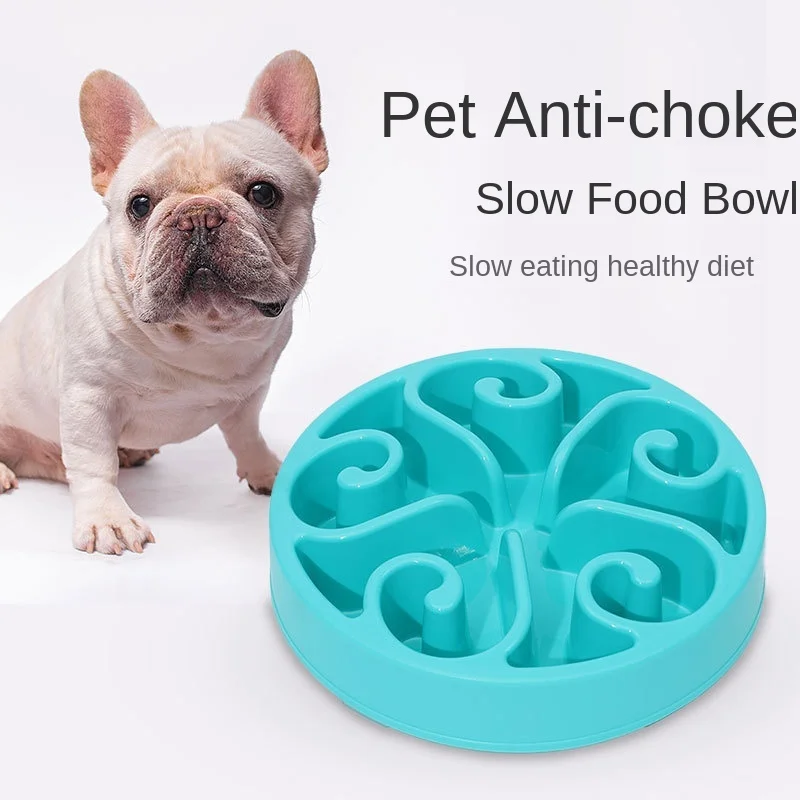2019 New Pet Dog Bowl Slow Feeder Plastic Anti Choking Puppy Cat Eating Dish Anti-Gulping Food Plate | Дом и сад